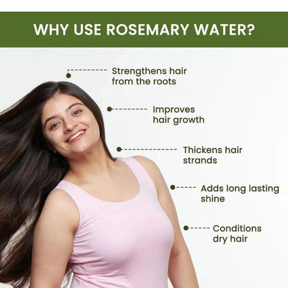 100% Pure Rosemary Water for Hair Regrowth & Anti-Hair Fall (Pack of 2) - Salemela.in