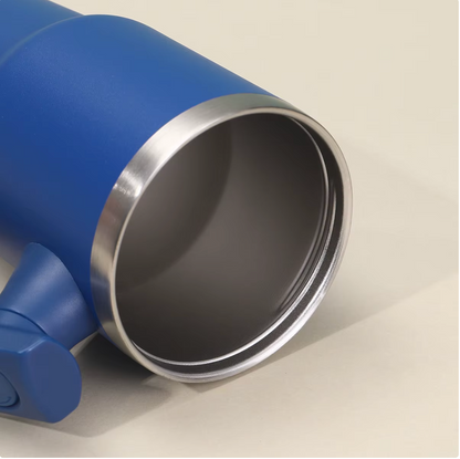 Double Wall Insulated Tumbler with Rotating Handle