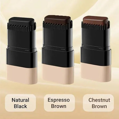 Instant Hair Dye Stick with Built-in Comb – 2-in-1 Gray Hair Touch-Up Waterproof Color Stick - Salemela.in