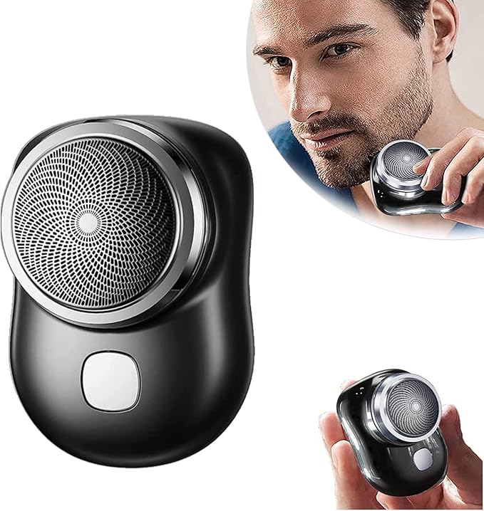 Mini-Shave Portable Electric Shaver – Waterproof Pocket Size Rechargeable Trimmer for Men - Salemela.in