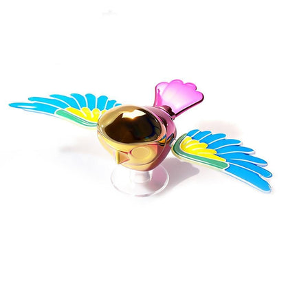 Moving Wind Swinging Bird Wings Car Dashboard Ornament – Dynamic Wind-Powered Flapping Bird for Car Mirror & Dashboard Decoration - Salemela.in