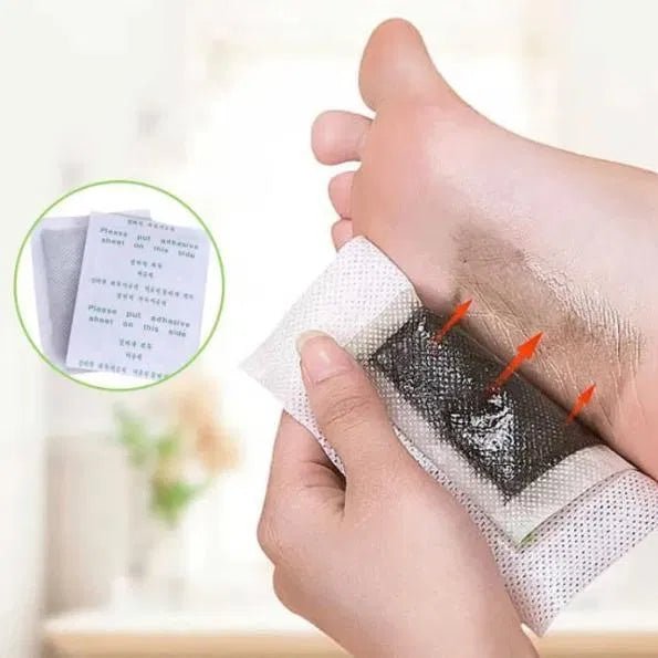 Premium Natural Detox Foot Patch for Pain Relief & Deep Cleansing (Pack of 20) - Stress Relief & Better Sleep - Salemela.in