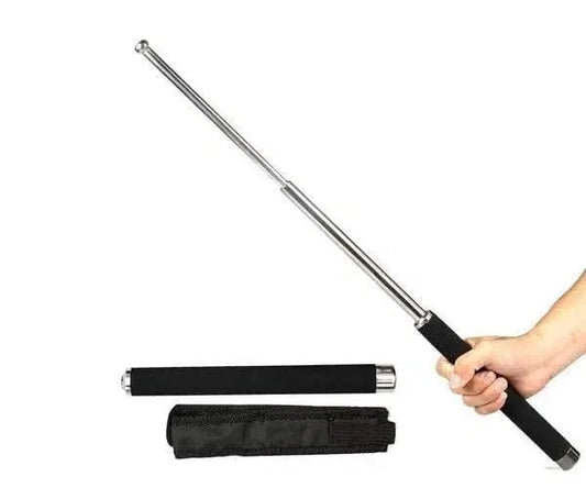 Premium Personal Security Multitool Stick | Heavy Duty Foldable Walking & Self-Defense Stick with Carry Bag (Unisex) - Salemela.in