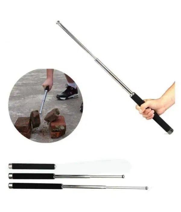 Premium Personal Security Multitool Stick | Heavy Duty Foldable Walking & Self-Defense Stick with Carry Bag (Unisex) - Salemela.in