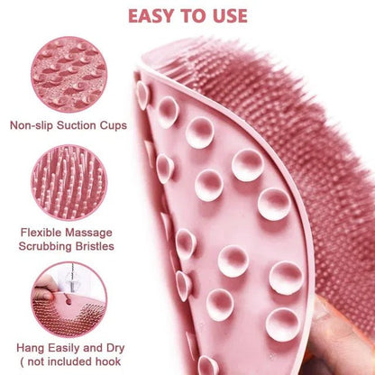Premium Silicone Multiuse Body & Foot Scrubber | Deep Cleaning Exfoliating Bath Brush for Men & Women - Salemela.in