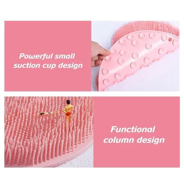 Premium Silicone Multiuse Body & Foot Scrubber | Deep Cleaning Exfoliating Bath Brush for Men & Women - Salemela.in